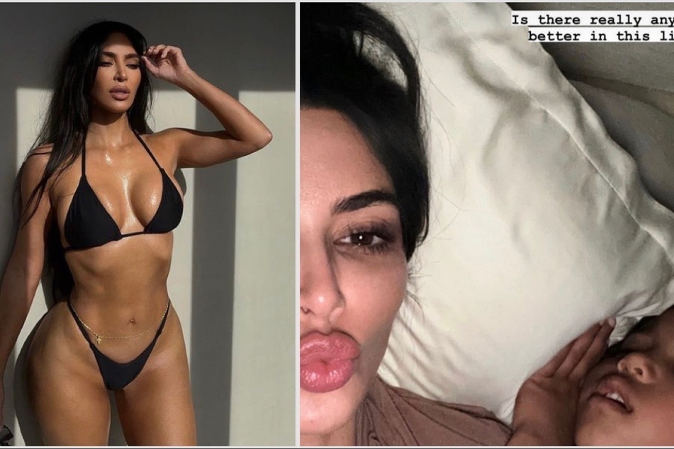 Slay Kim Kardashian! The reality star posted sexy new bikini pics after getting accidentally punched by her son.
