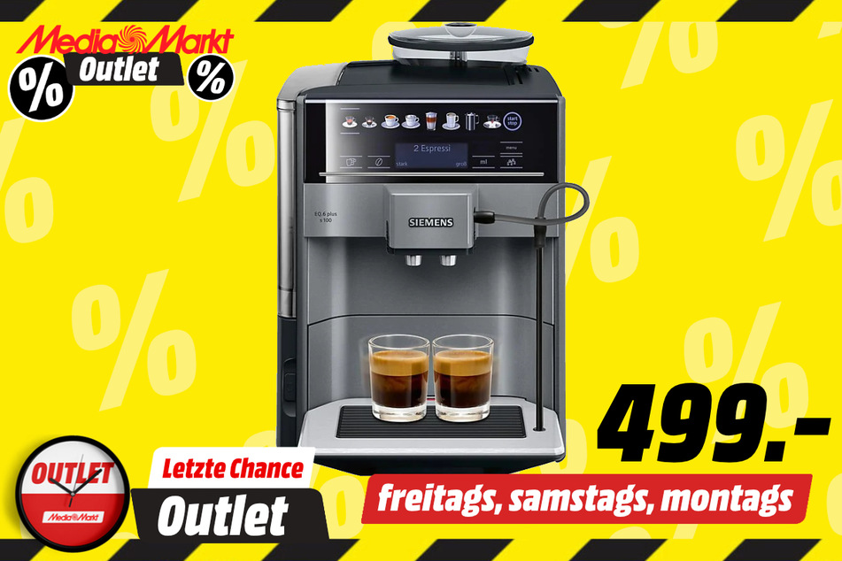 Siemens-Kaffeevollautomat für 499 Euro.