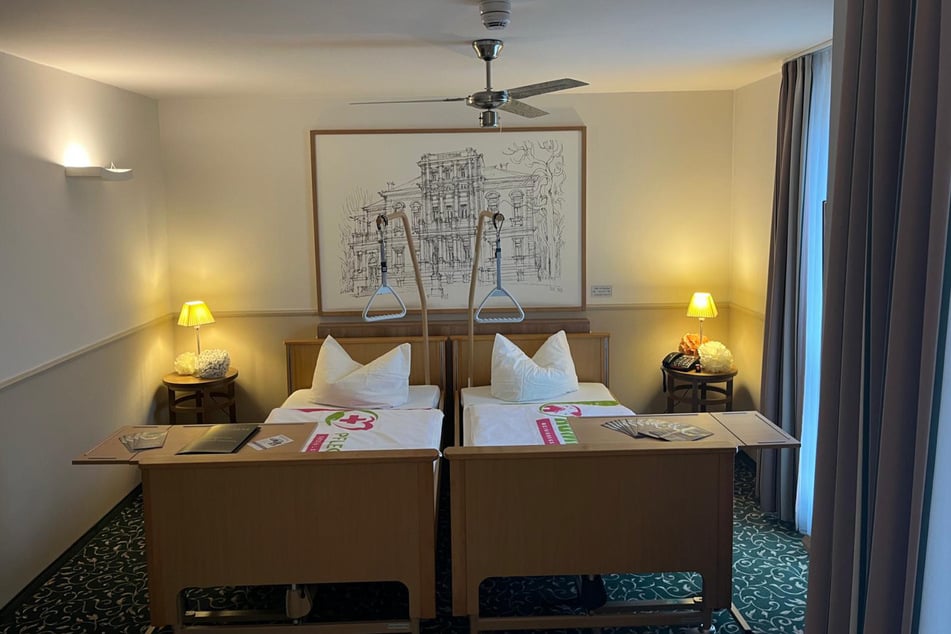 So sieht ein Zweibettzimmer in dem neuen Pflegeheim aus ...