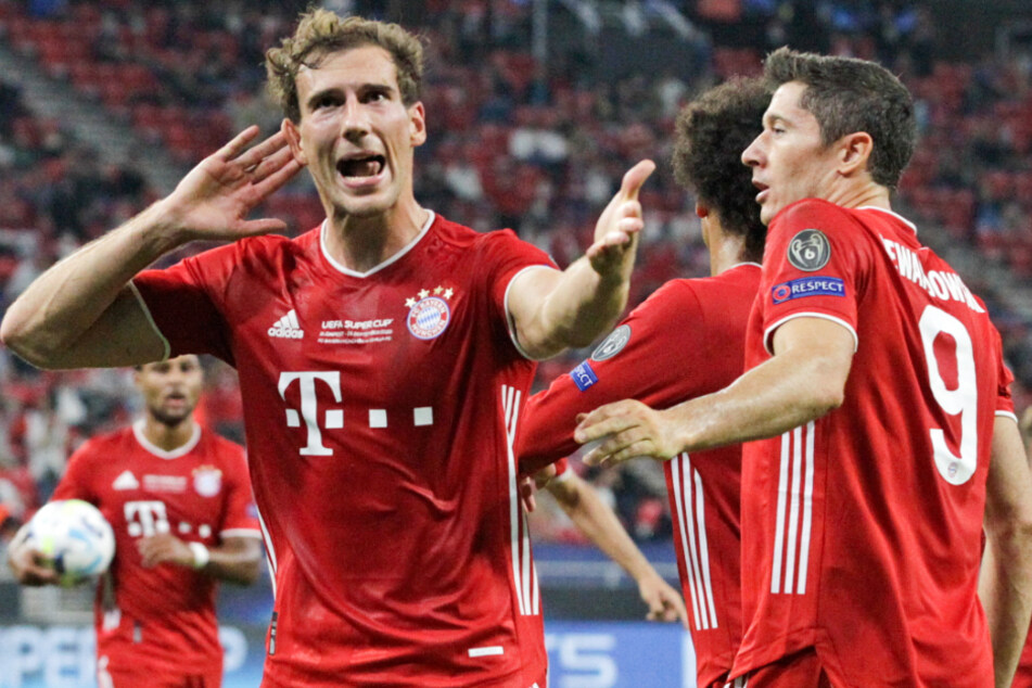 Leon Goretzka (25, l.) wird dem FC Bayern München beim Kräftemessen gegen Holstein Kiel im DFB-Pokal verletzungsbedingt fehlen