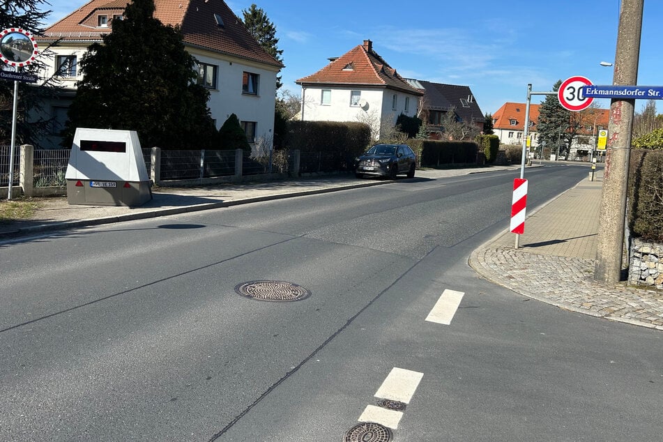 An dieser Stelle der Quohrener Straße sind maximal 30 Stundenkilometer erlaubt.