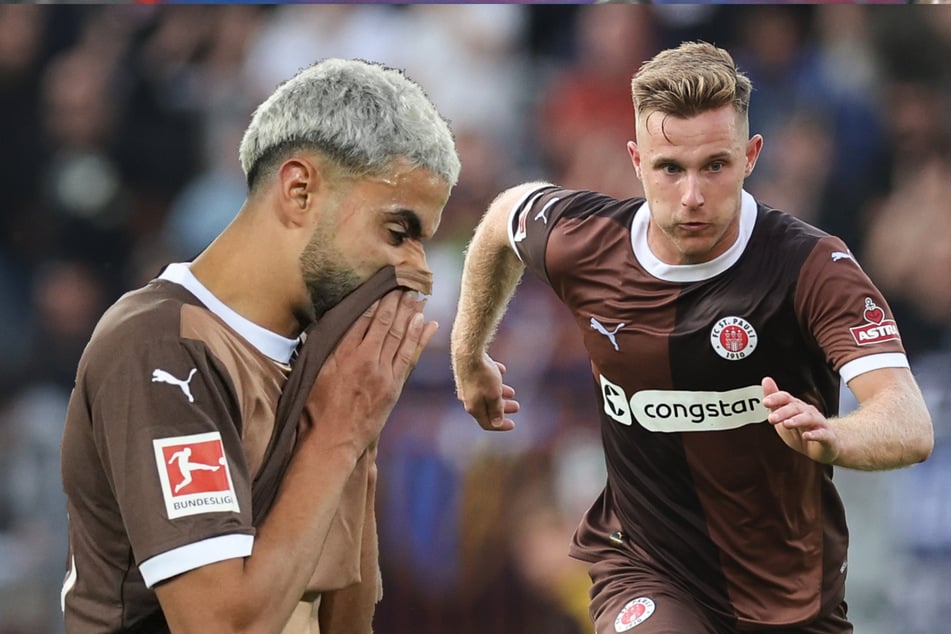 Johannes Eggestein (26, r.) und Elias Saad (25) stehen beim FC St. Pauli vor der Rückkehr in den Kader.