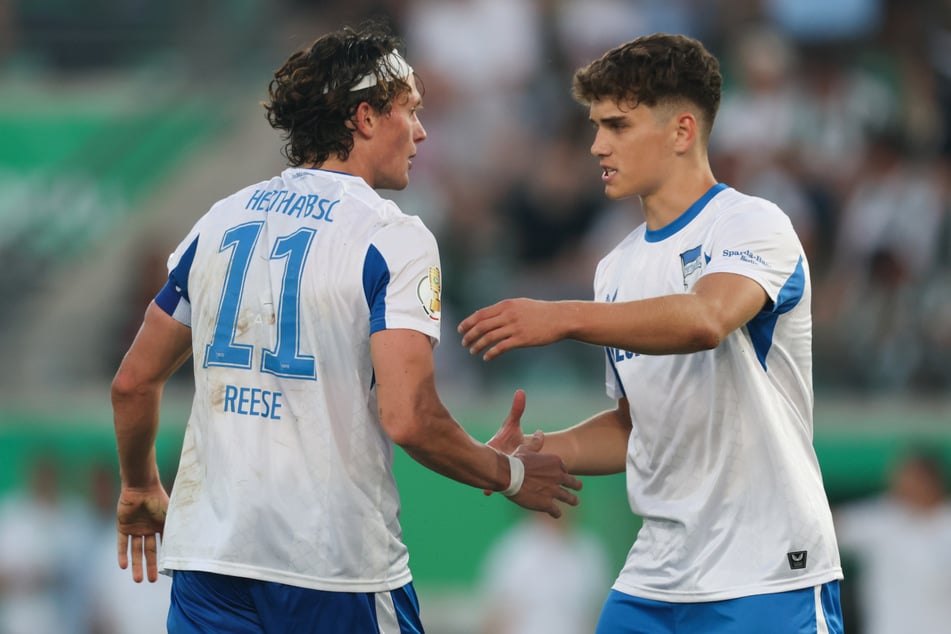 Fabian Reese (27, l.) ist noch nicht der erhoffte Faktor der Berliner.