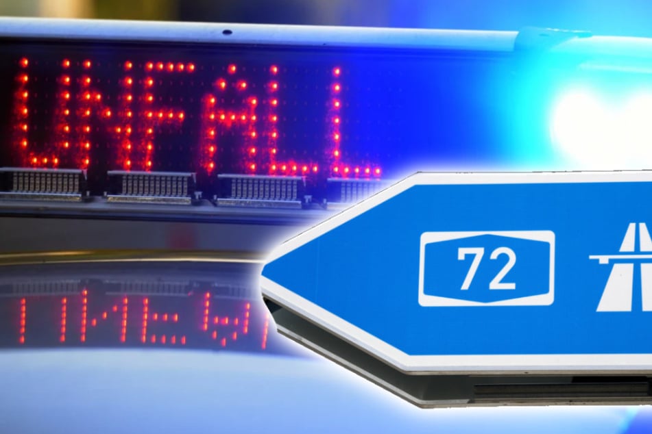 Unfall A72: Lkw erfasst 51-Jährigen auf A72, Autobahn voll gesperrt