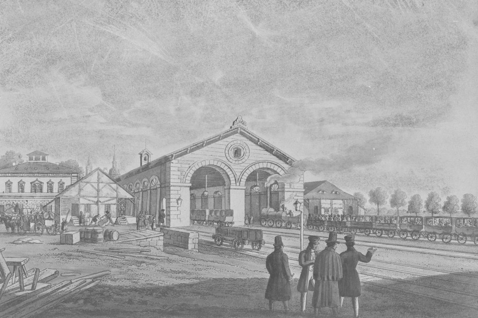 Am Leipziger Bahnhof kam einst die erste deutsche Ferneisenbahn an.