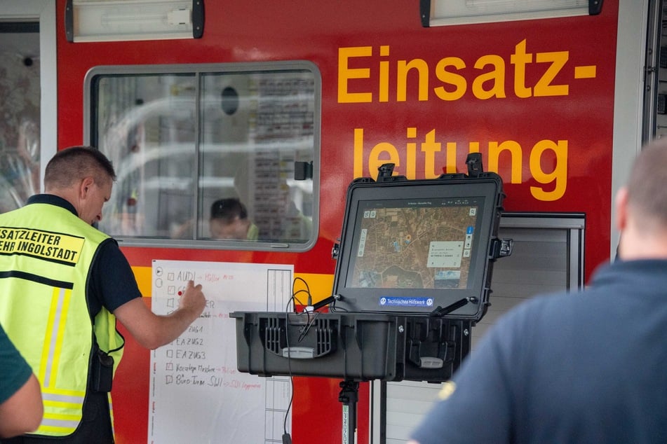 In dem Evakuierungsradius lagen auch Gebäude des Audi-Werks.