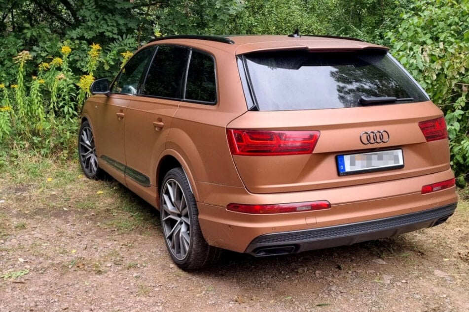 Der Audi Q7 wurde in Hessen als gestohlen gemeldet.