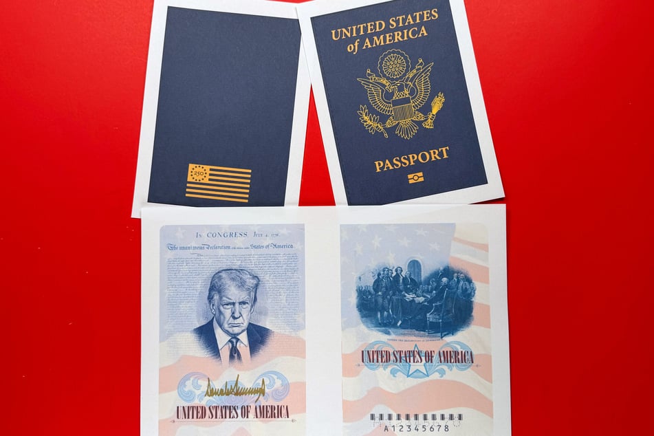 So sollen die neuen "Limited Edition"-Reisepässe für US-Amerikaner aussehen.