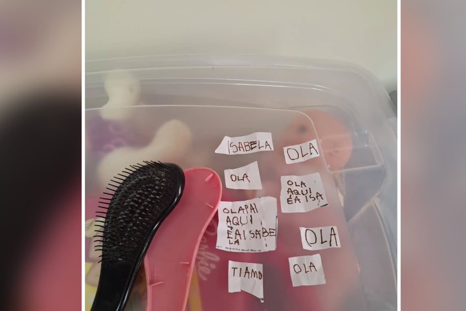 In der Haarbürste, die er einst gemeinsam mit seiner Tochter (†7) benutzt hatte, fand Vater Sérgio mehrere kleine Botschaften.