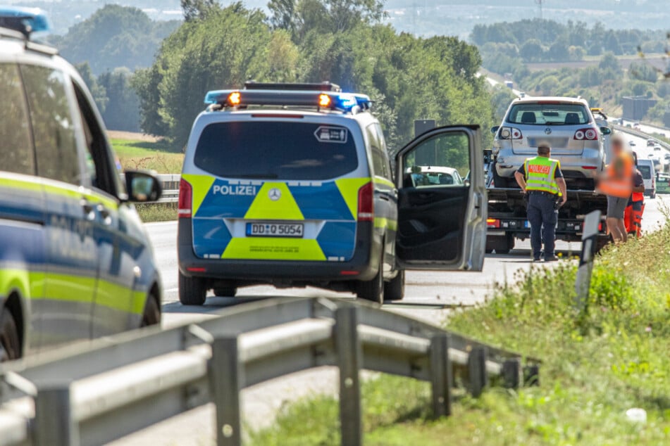 Unfall A72: Erneute Vollsperrung auf A72 nach schwerem Unfall