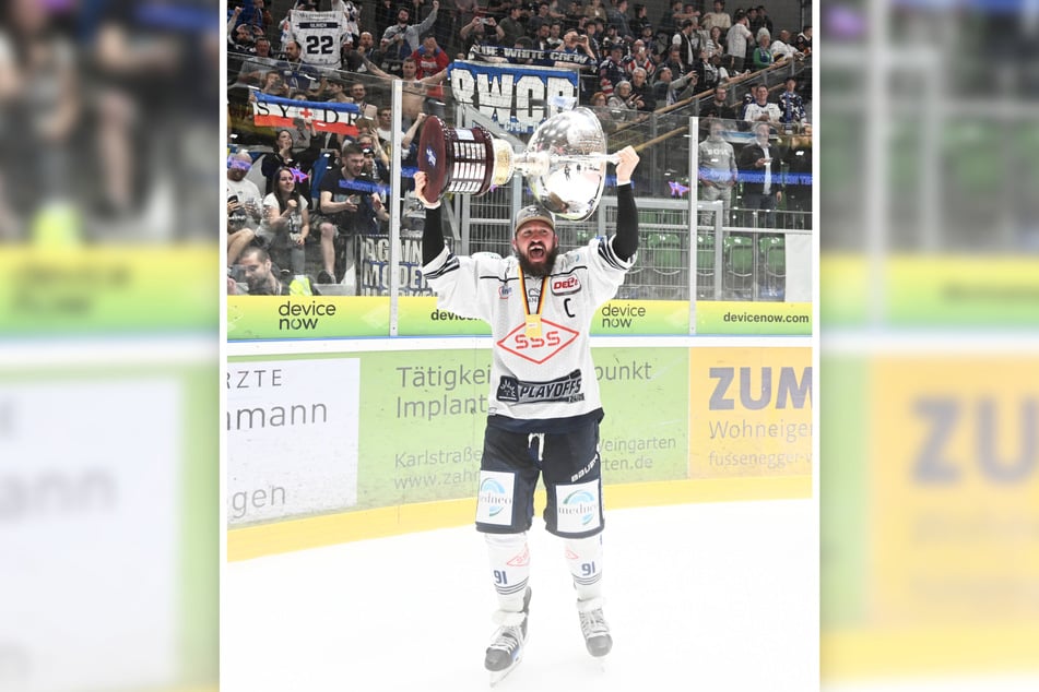 Im April 2025 feierte er seine 2. Meisterschaft. Nach dem DEL-Titel 2014 gab's den Pott in der DEL2.