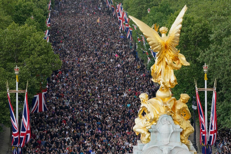 Auch in London gab es am Montag eine feierliche Parade.