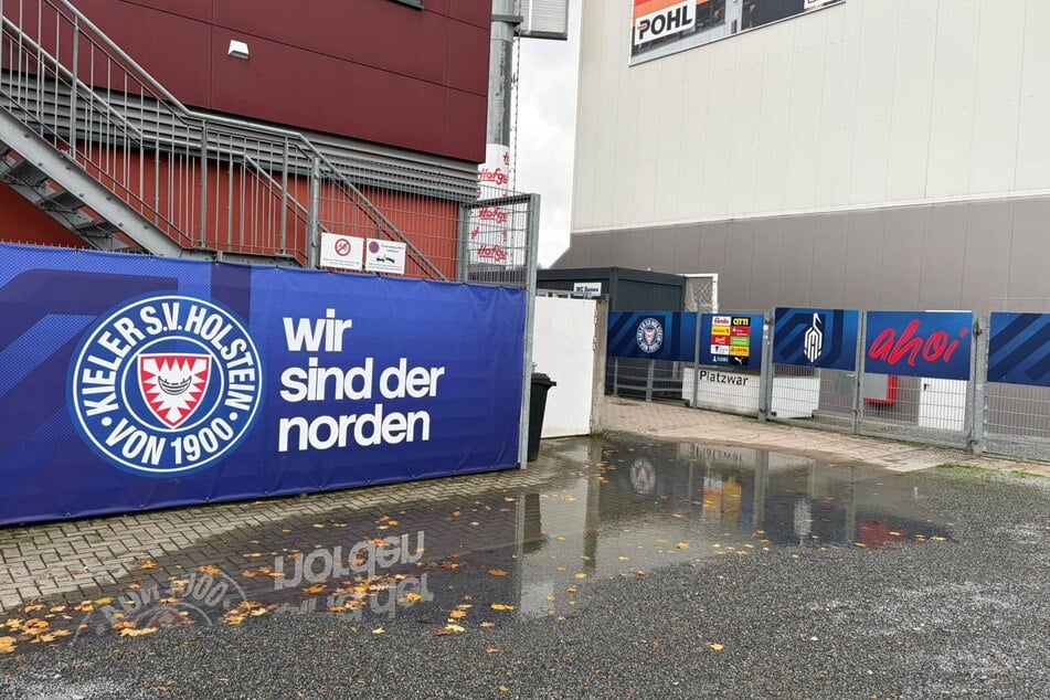 Hier werden gleich die Mannschaften erwartet.