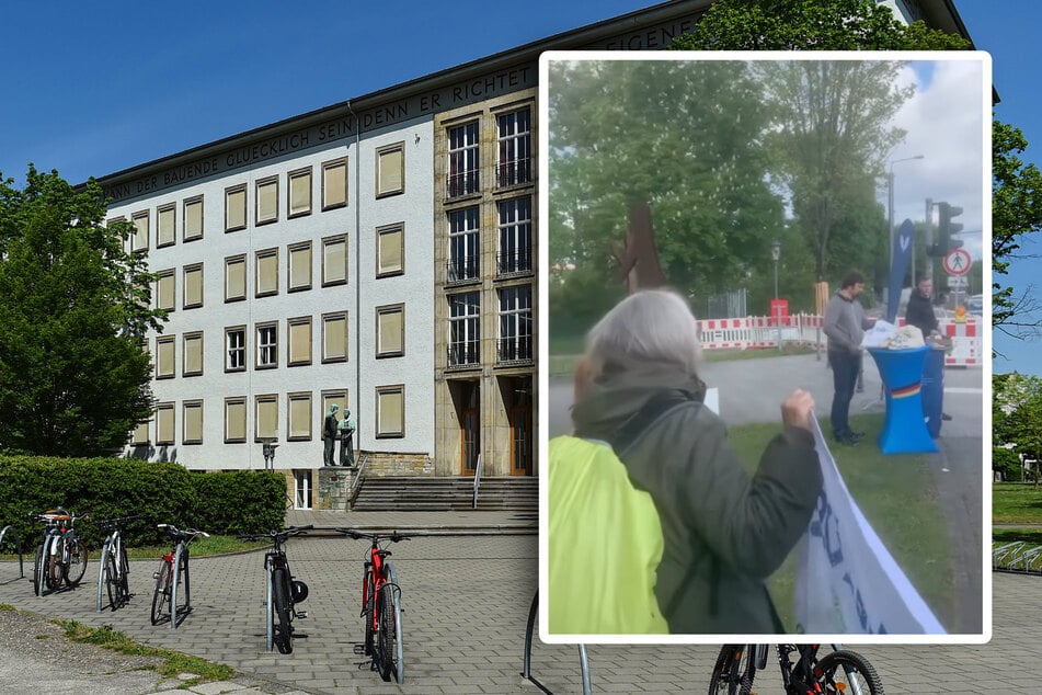 "Conni redet nicht mit Faschos!": Protest gegen AfD-Nachwuchs auf "Schultour"