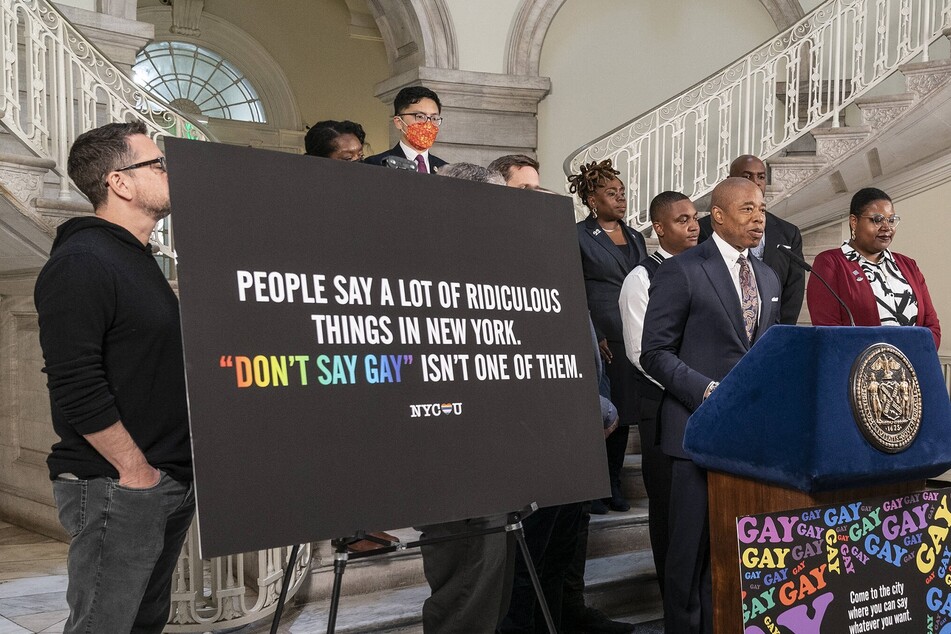 NYC mayor Eric Adams trolls Florida's Don't Say Gay bill with new ad campaign