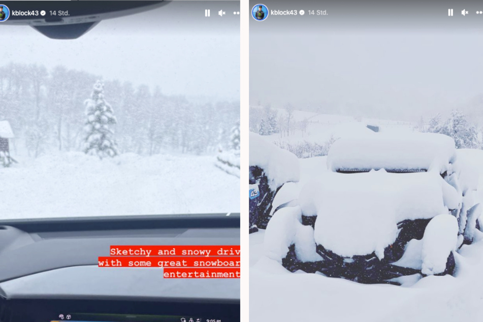 Am Montag postete Ken Block noch Fotos in seiner Instagram-Story vom Schneemobil-Ausflug. Wenig später kam es zu dem tödlichen Unfall.