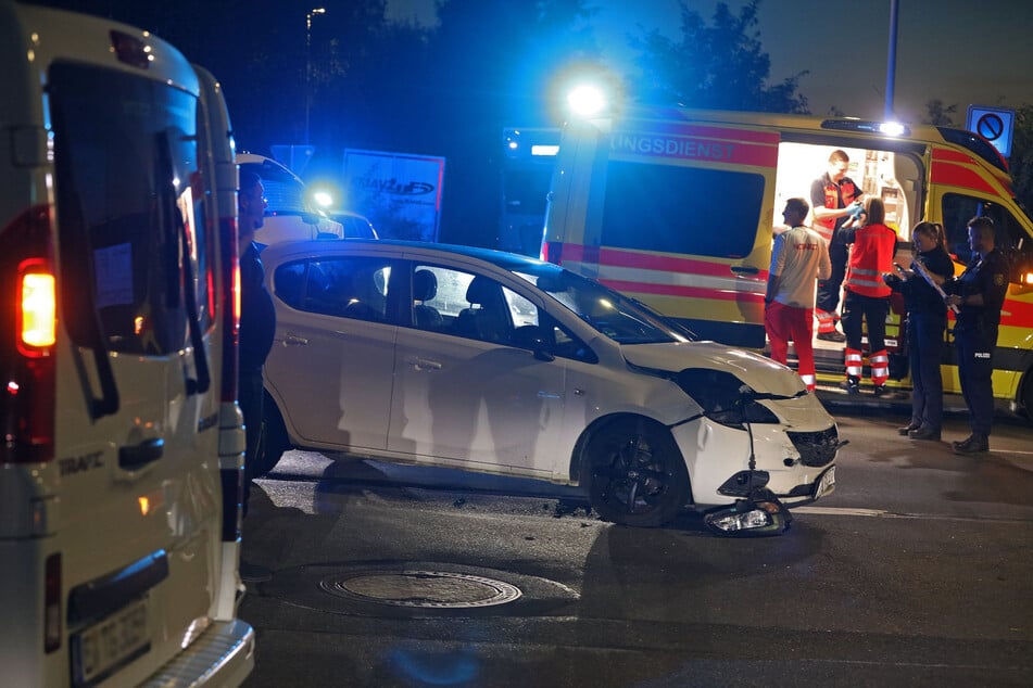 Bei dem Unfall im Crimmitschauer Gewerbegebiet entstand ein Schaden von etwa 15.000 Euro.