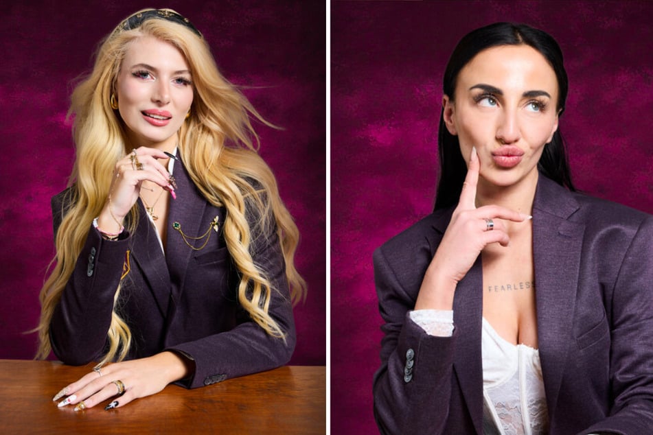 Jamie-Lee Lola (22, l.) hatte Jessica eine transphobe Frage gestellt, wohingegen Melissa (27, r.) sie mit Bodyshaming-Sprüchen gedemütigt hat.