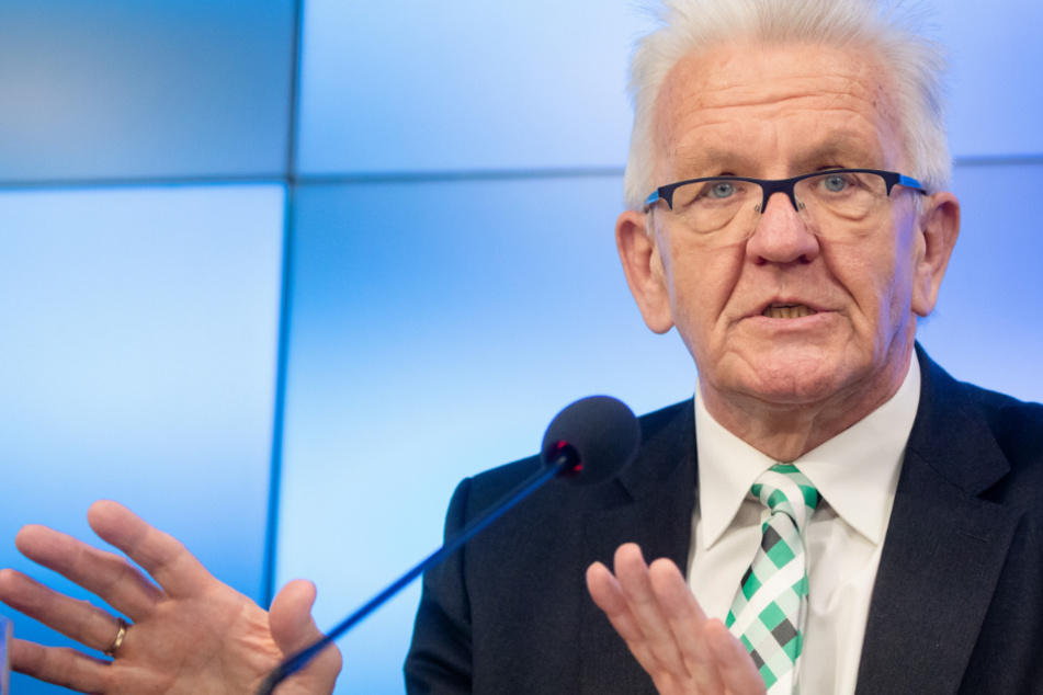 Baden-Württembergs Ministerpräsident Winfried Kretschmann (72, Grüne).