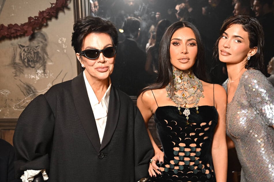 Kim Kardashian and Kylie Jenner slay Paris Fashion Week with mom Kris