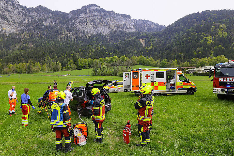 Die verletzte Frau wurde in eine Klinik gebracht.