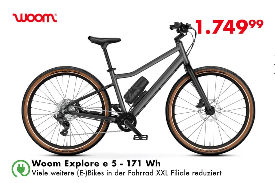 Woom Explore e 5 - 171 Wh