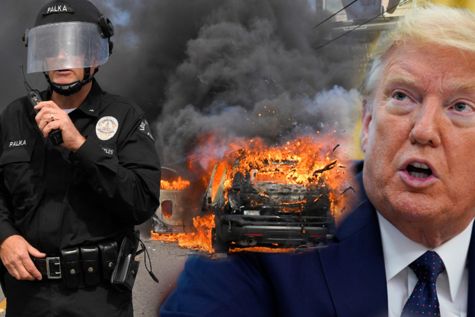 Lkw rast in Demo, brennende Autos: Proteste in den USA gehen weiter!