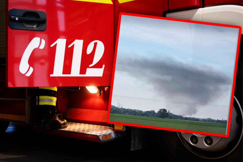 Großeinsatz im Harz: Dachstuhl einer Scheune brennt lichterloh