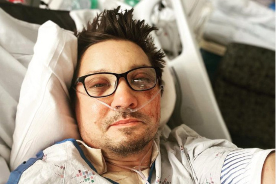 Jeremy Renner provided an update from his hospital bed following his serious accident.