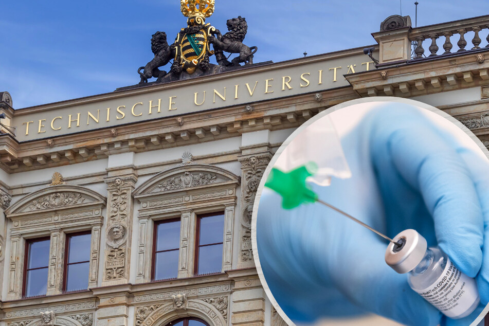 "Bitte einmal den Arm freimachen", heißt an der TU Chemnitz. Ab Montag können sich nun alle Impfwilligen einen Termin holen.