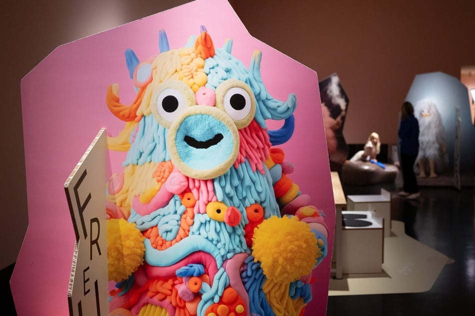 Knallbunt ist das Modell für "Freude" in der Mitmach-Ausstellung "Große Gefühle" im Hygiene-Museum.