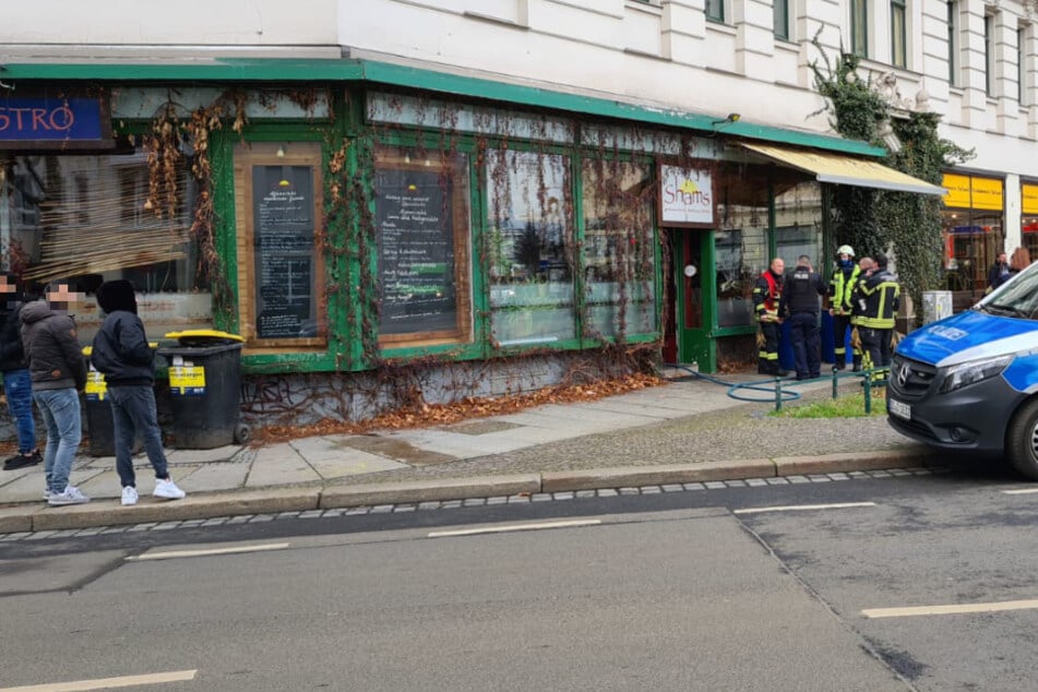 Im Restaurant "Shams" in Leipzig ist es am Samstag zu einem Brand gekommen.