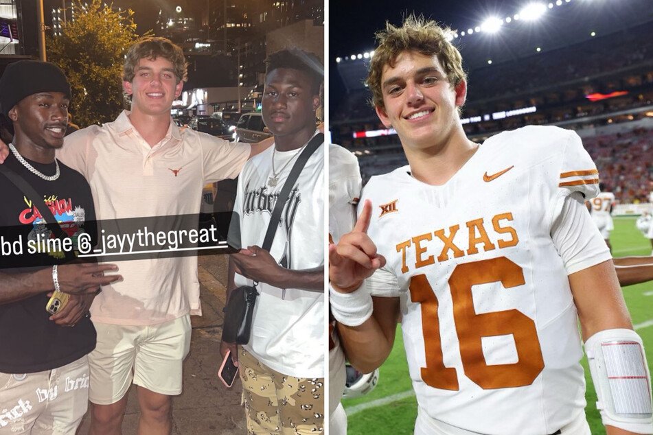 Texas freshman Arch Manning is making waves, but this time it's not for his impressive skills on the field, but his unique sense of fashion.