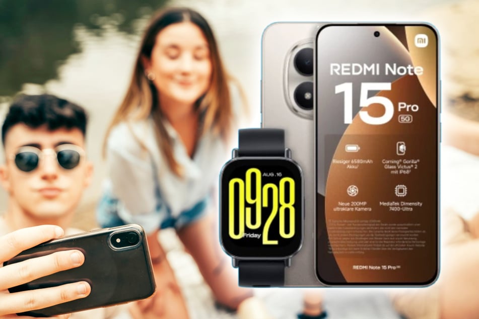 Xiaomi Redmi Note 15 Pro+ 5G plus Watch 5 Active gratis für einmalig 7 Euro bei Blau