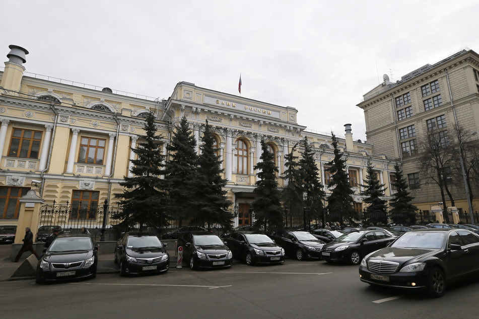 Die Russische Zentralbank in Moskau.