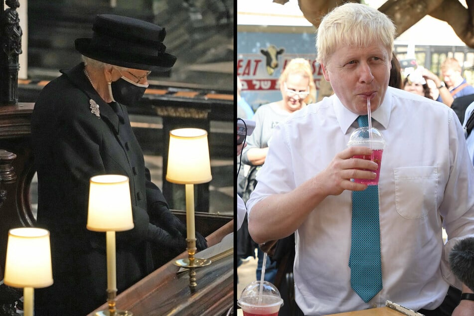 Staffers held a party in Boris Johnson's office the night before the Queen buried her husband, Prince Philip.