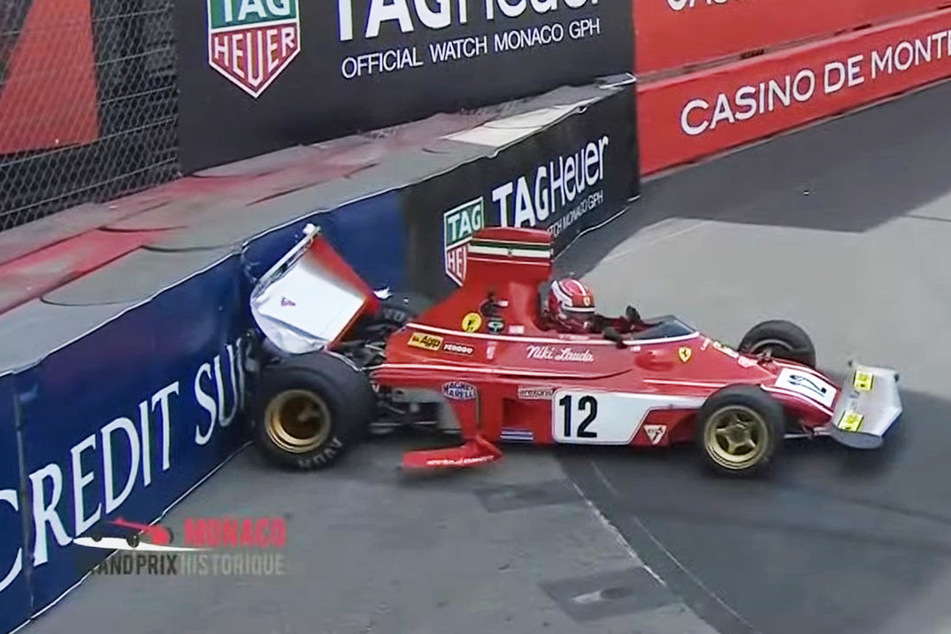 Formel-1-Fahrer Charles Leclerc (24) krachte mit Laudas Ferrari in die Wand.