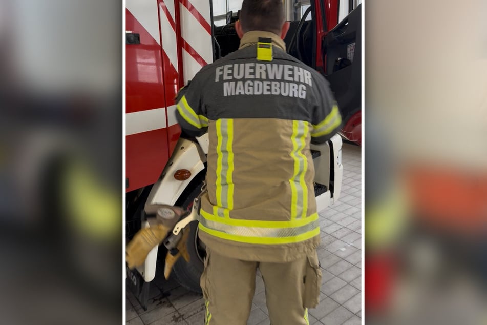 Zwei Garnituren mit dem Aufdruck "Feuerwehr Magdeburg" wurden gestohlen.