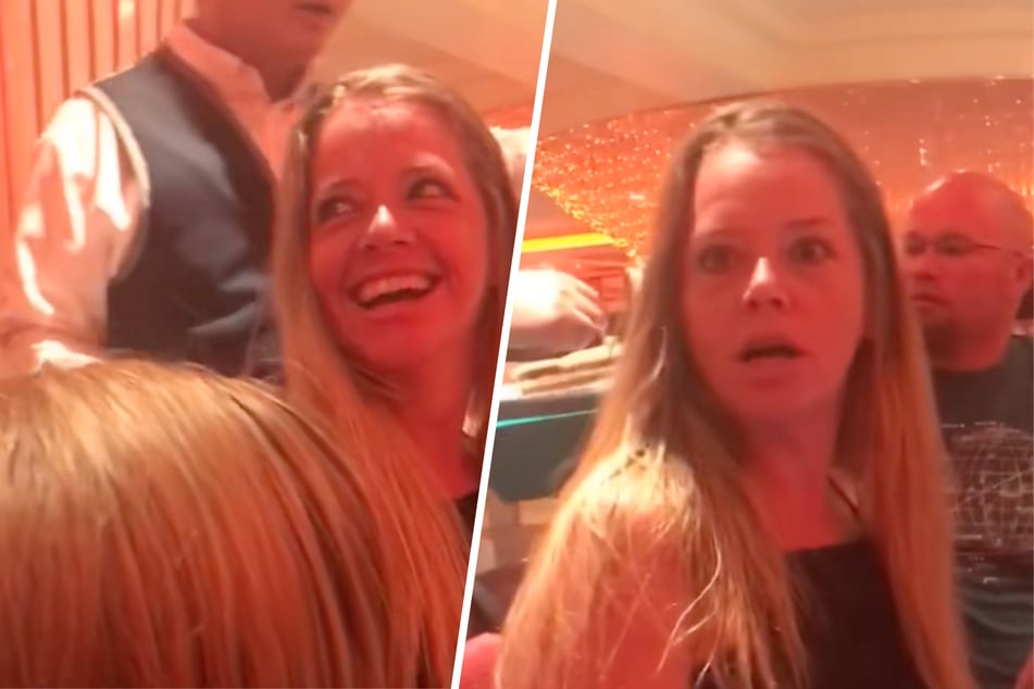 Frau geht mit ihrem Partner schick essen: Was die Kellner dann plötzlich machen, lässt sie schockiert zurück