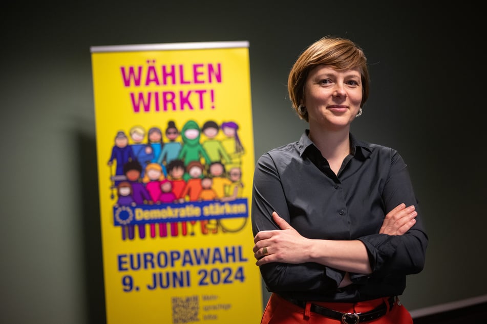 "Wir leben in einer Migrationsgesellschaft, 38 Prozent der Berliner Bevölkerung haben Migrationsgeschichte.", so Katarina Niewiedzial.