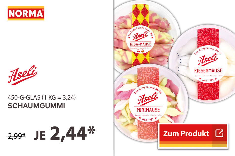 Schaumgummi für 2,44 Euro.
