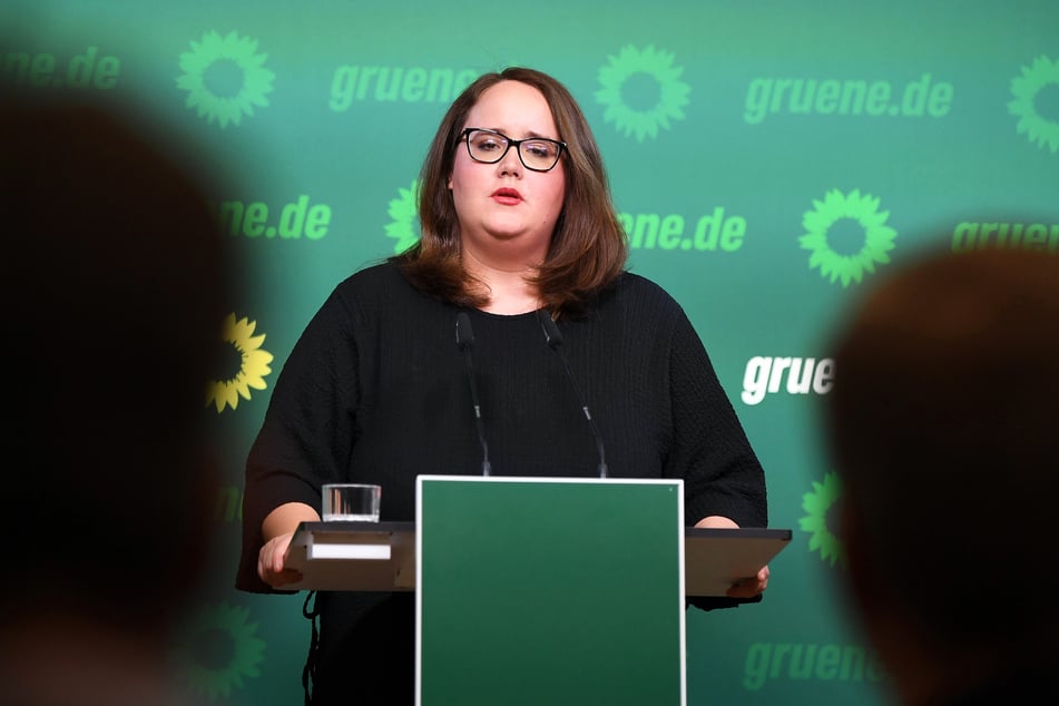 Grünen-Bundesvorsitzenden Ricarda Lang (30, Grüne) besuchte die Landeshauptstadt wegen einer internen Veranstaltung.