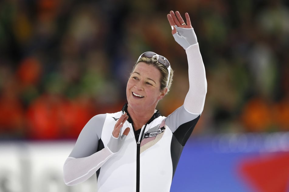 Eisschnelllauf-Legende Claudia Pechstein. Ihr Mann hat für das seit November 2019 vakante Präsidenten-Amt eine Bewerbungen abgegeben.