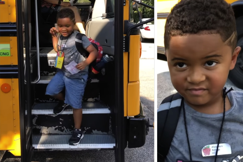 Junge steigt nach erstem Tag im Kindergarten aus Bus aus: Für seine Mutter hat er nur einen Spruch übrig