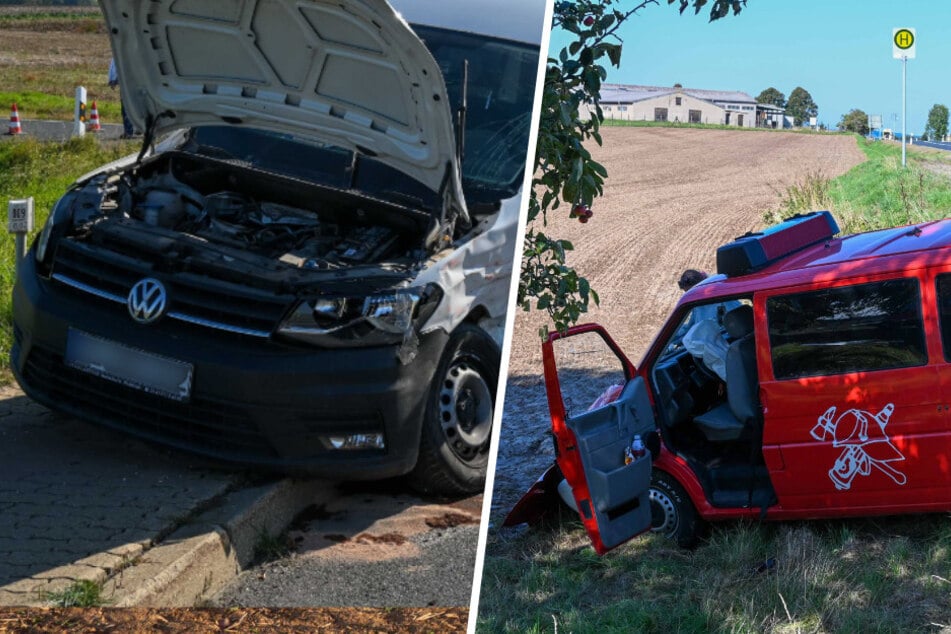Kreuzungscrash in Mittelsachsen: Vier Verletzte, darunter ein Kind