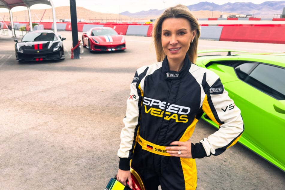 Doreen Seidel (40) betreibt mit ihrem Mann eine private Rennstrecke.