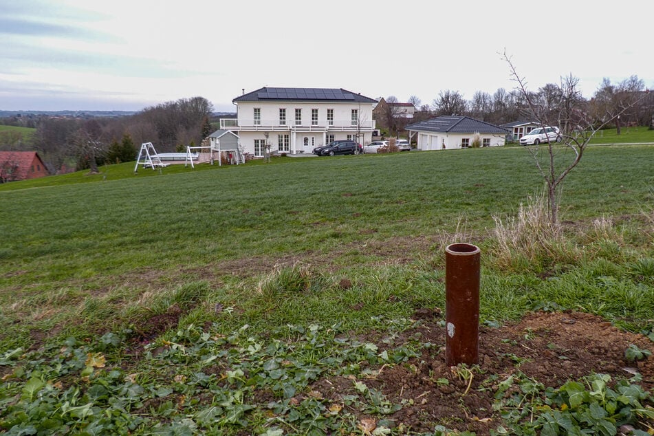 100 Meter vom Wohnhaus entfernt soll das zweite Unglück in Hartha passiert sein.