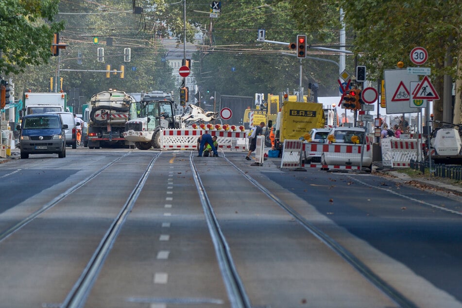 Die Baustelle am Fetscherplatz soll am kommenden Wochenende festgestellt werden.