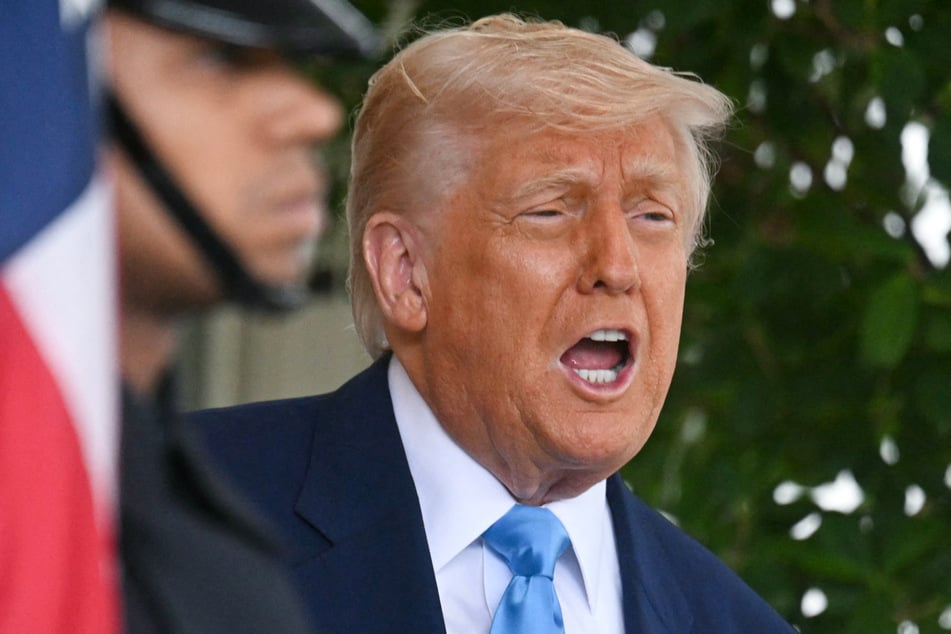 President Donald Trump on Thursday lashed out at a Court of International Trade ruling blocking most of his tariffs, calling it "horrible".