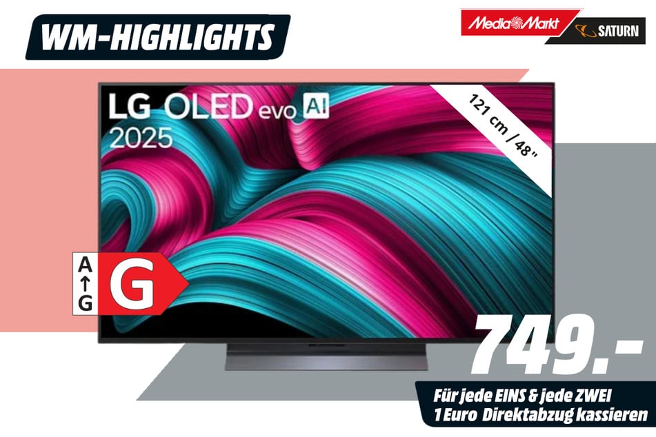 48-Zoll LG-Fernseher für 749 Euro (oder günstiger).